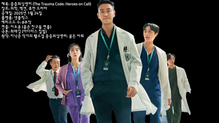 중증외상센터: 넷플릭스의 2025년 첫 글로벌 히트작